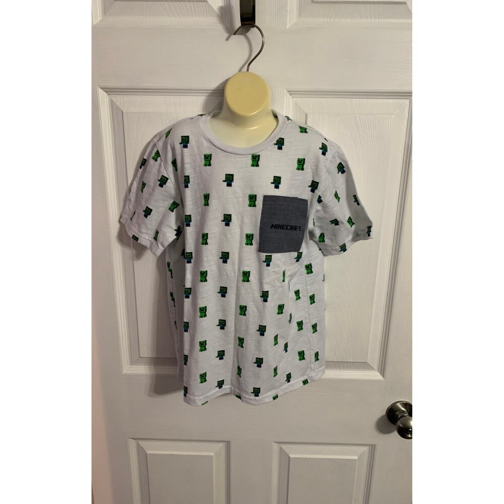 Mojang Minecraft t-shirt Size L 10/12